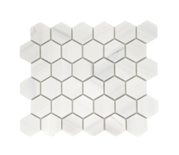DOLOMITE MARBLE MOSAIC POLISHED HEXAGON 2