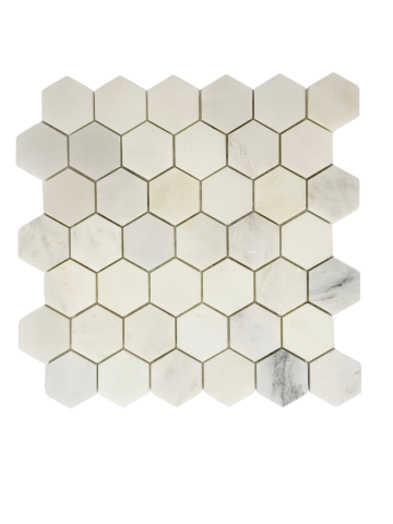 ARABESCATO MARBLE MOSAIC POLISHED HEXAGON 2