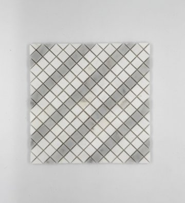 MATRIX MARBLE MOSAIC POLISHED THASSOS WITH CARRARA 8