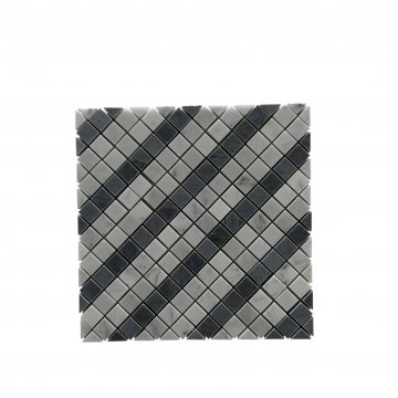 MATRIX MARBLE MOSAIC POLISHED CARRARA WITH BARDIGLIO 8