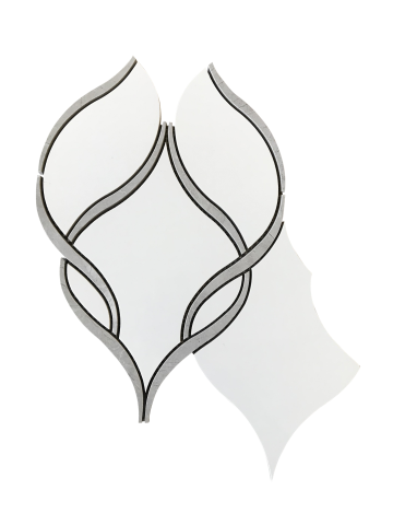 WJP 714 WATERFALL PORCELAIN WATERJET  POLISHED