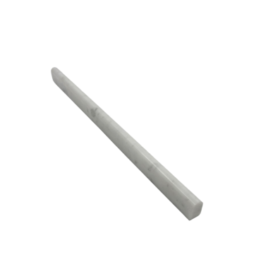BIANCO CARRARA MARBLE LINER POLISHED PENCIL 1/2