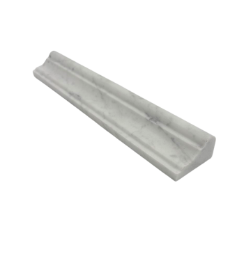 BIANCO CARRARA MARBLE LINER POLISHED CROWN MOLDING 2