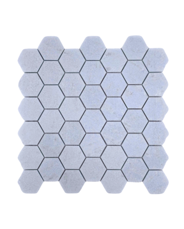 BLUE CELESTE MARBLE MOSAIC POLISHED HEXAGON 2